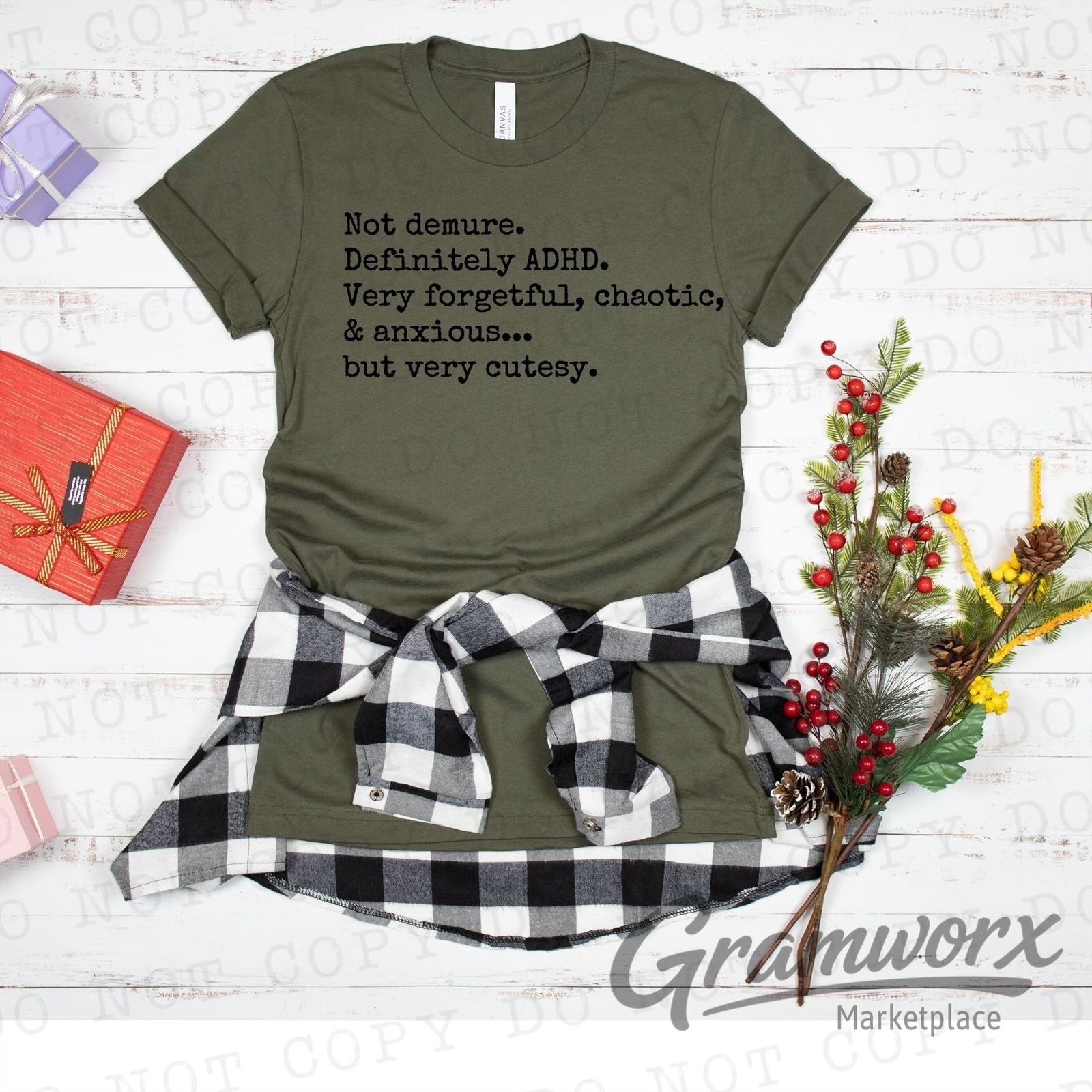 Not Demure Graphic Tee
