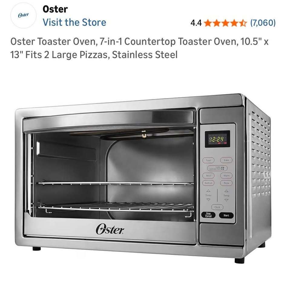 Sublimation use Oster Extra Large Digital Convection Oven – TSSTTVDGXL – 1500W