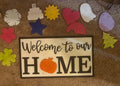Welcome to our home interchangeable hanging decor