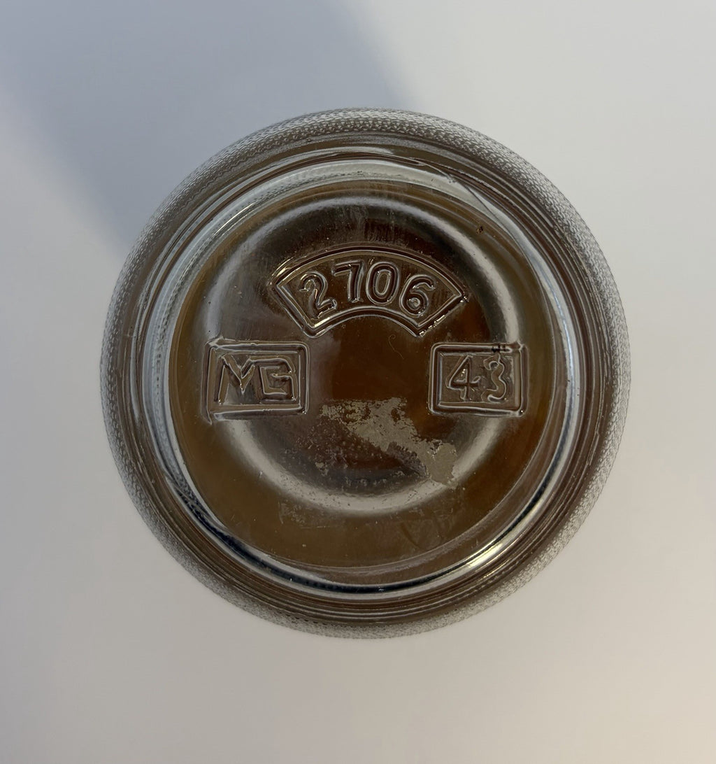 Vintage 1950s Maxwell House Instant Coffee Jar Red Star Lid Anchor Hocking