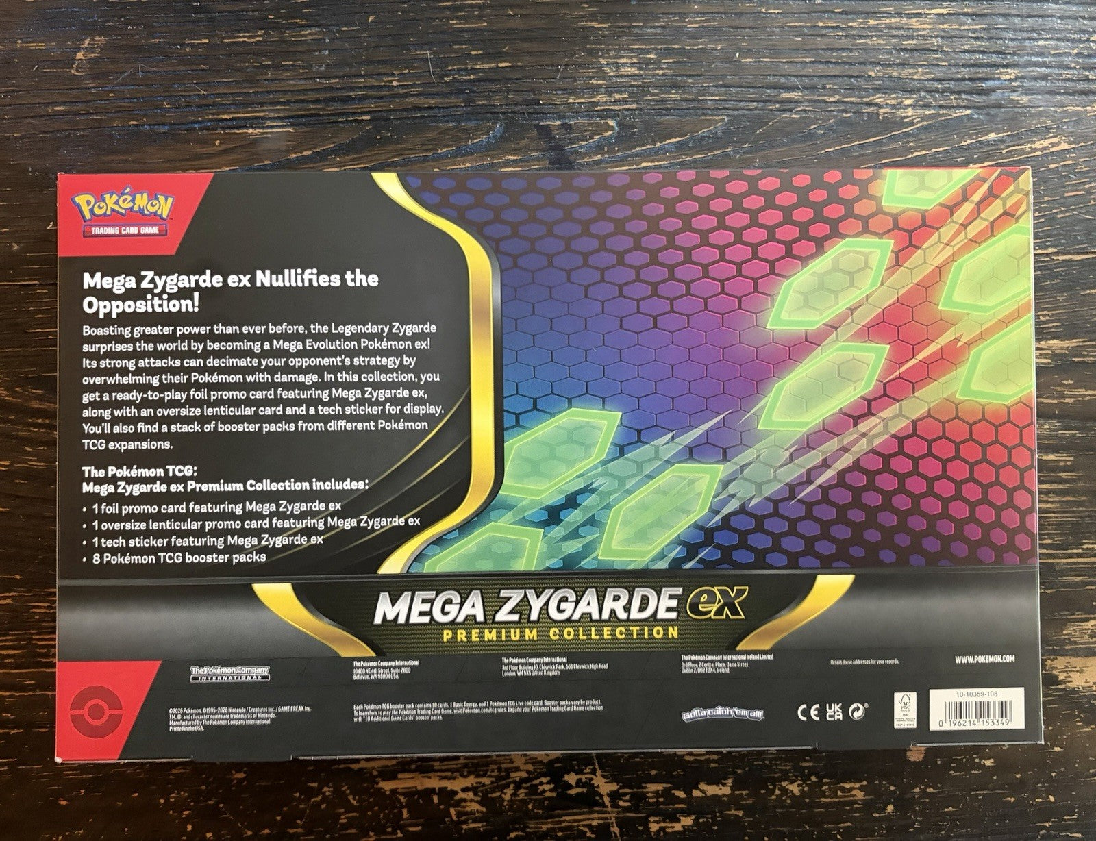 Pokémon TCG Mega Zygarde ex Premium Collection Box Factory Sealed 8 Packs