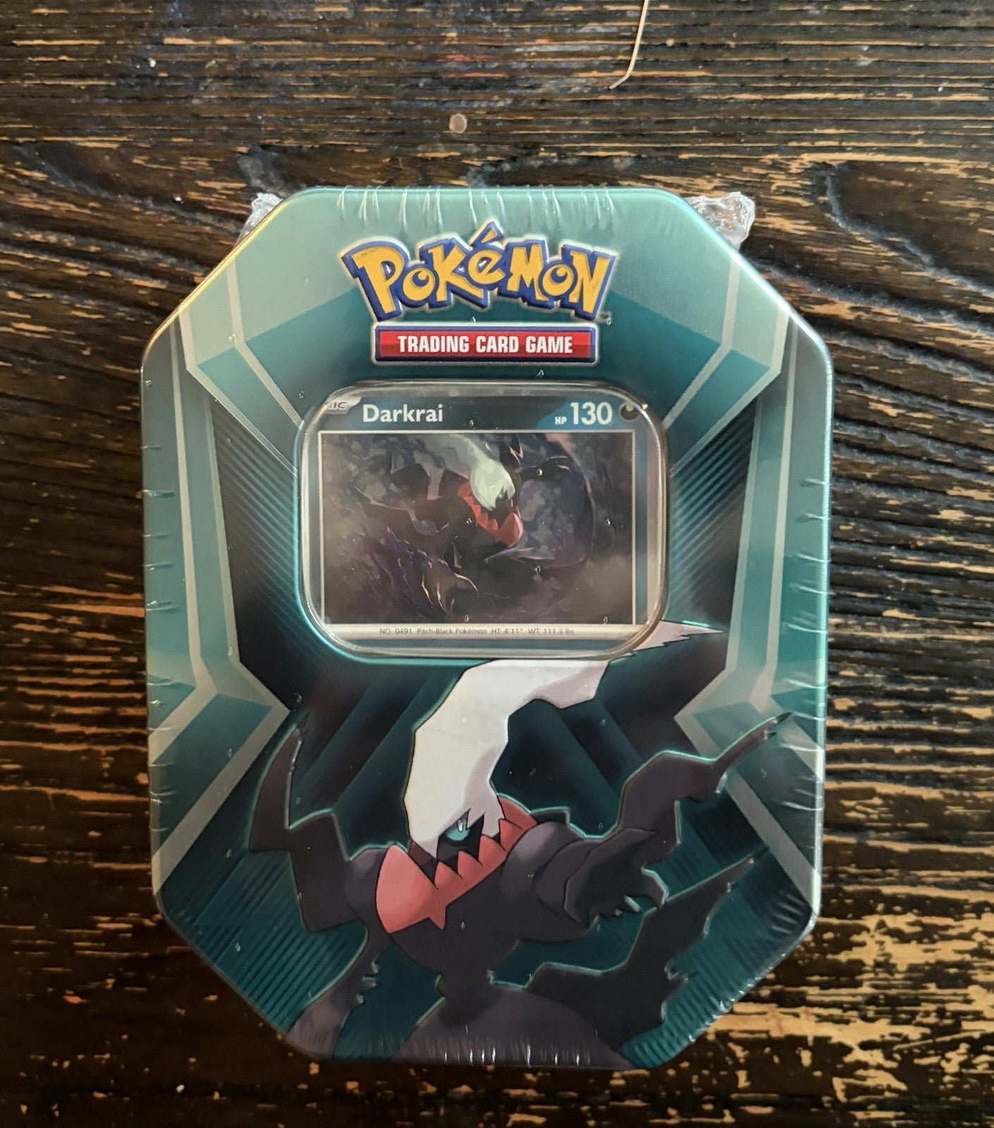 Pokémon TCG Darkrai Triple Whammy Tin Factory Sealed 2024 3 Booster Packs