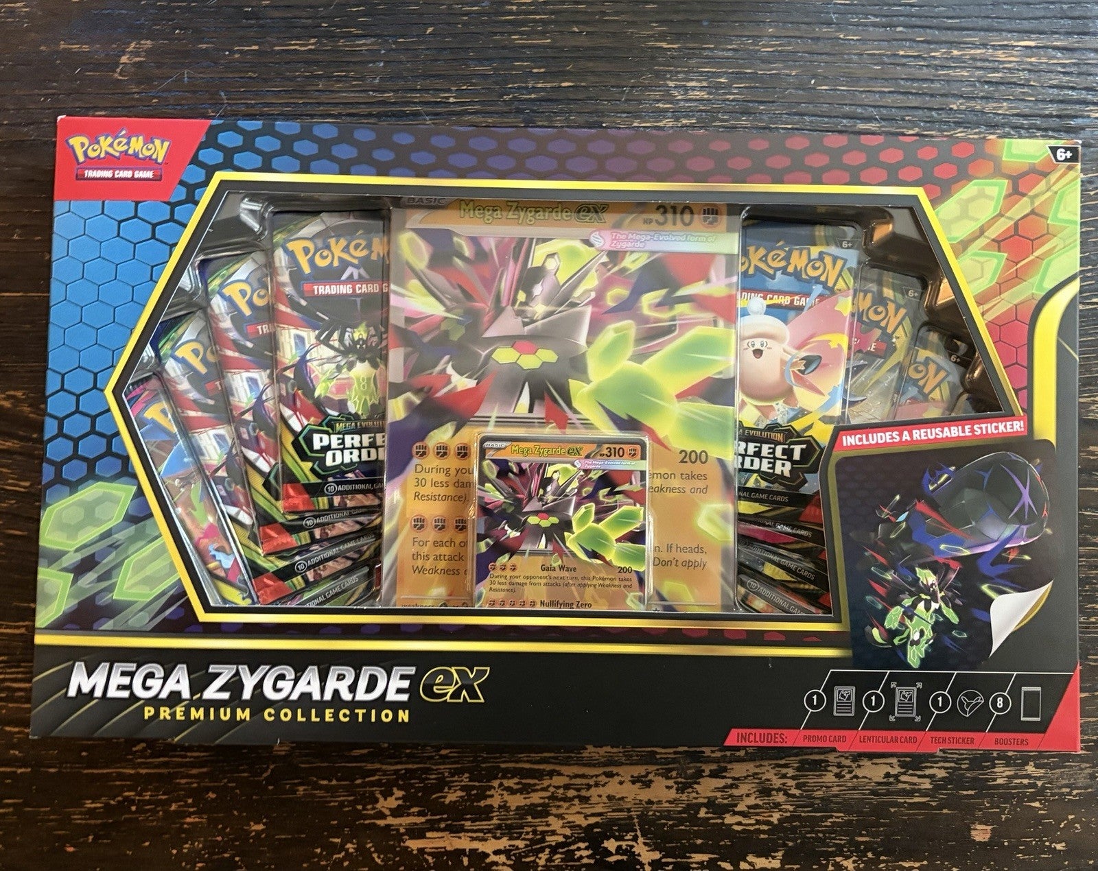Pokémon TCG Mega Zygarde ex Premium Collection Box Factory Sealed 8 Packs