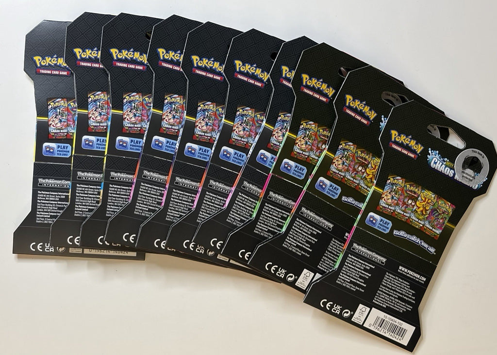 20x Pokémon TCG Mega Evolution Chaos Rising Sleeved Booster Packs
