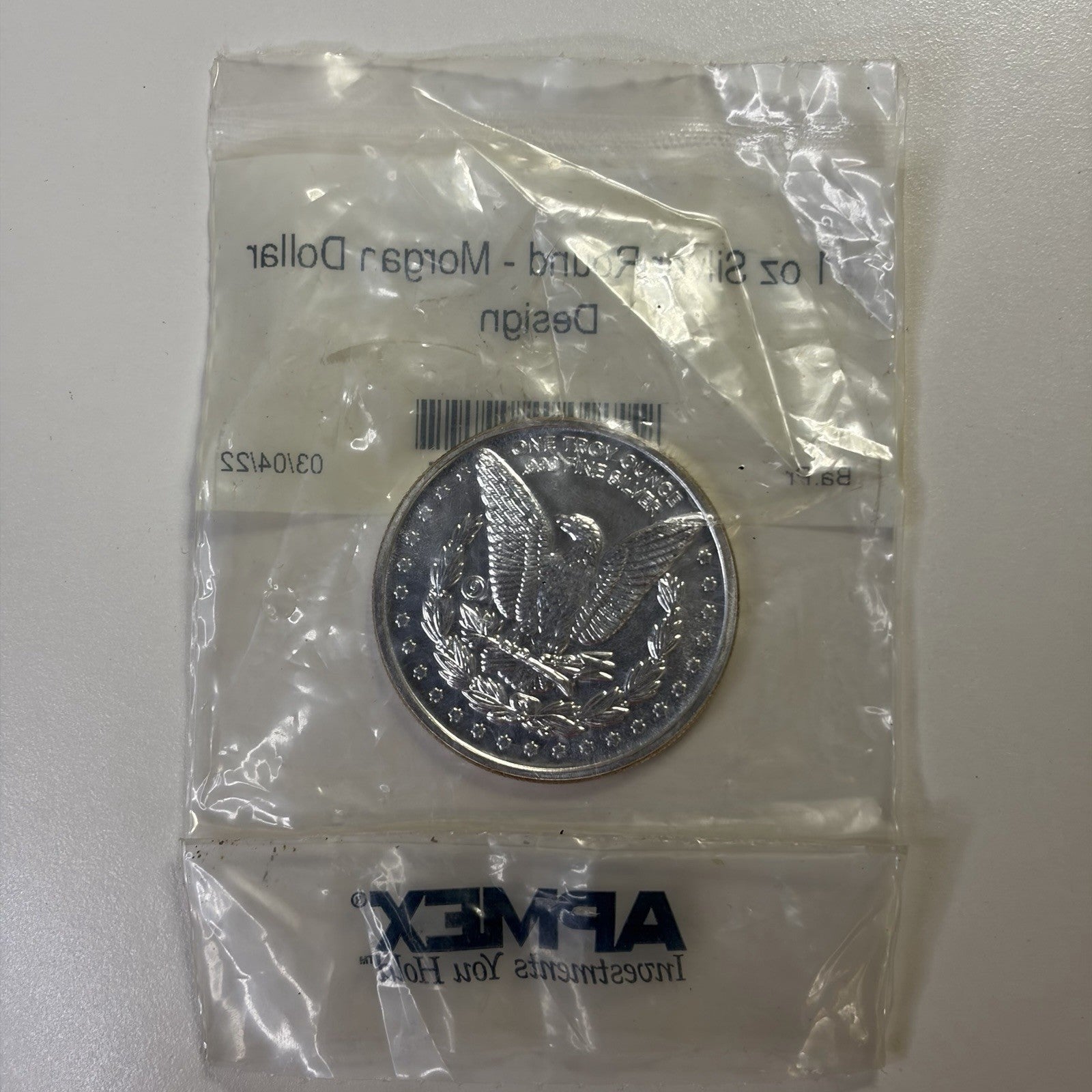 1 oz .999 Fine Silver Round Morgan Dollar Design APMEX Sealed Bullion