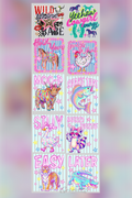 22x60 Gang Sheet - Neon Animal Sayings & Western - 2