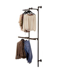 Boutique Pipe Outrigger Display System Kit#1 + Extra Hangrails – Retail Wall Displays