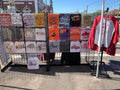 Acrylic T-Shirt Display Holders – Gridwall – Set of 8 Commercial Displays Lot, 2 Sets Available