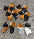 Orange & Black Bling Bows