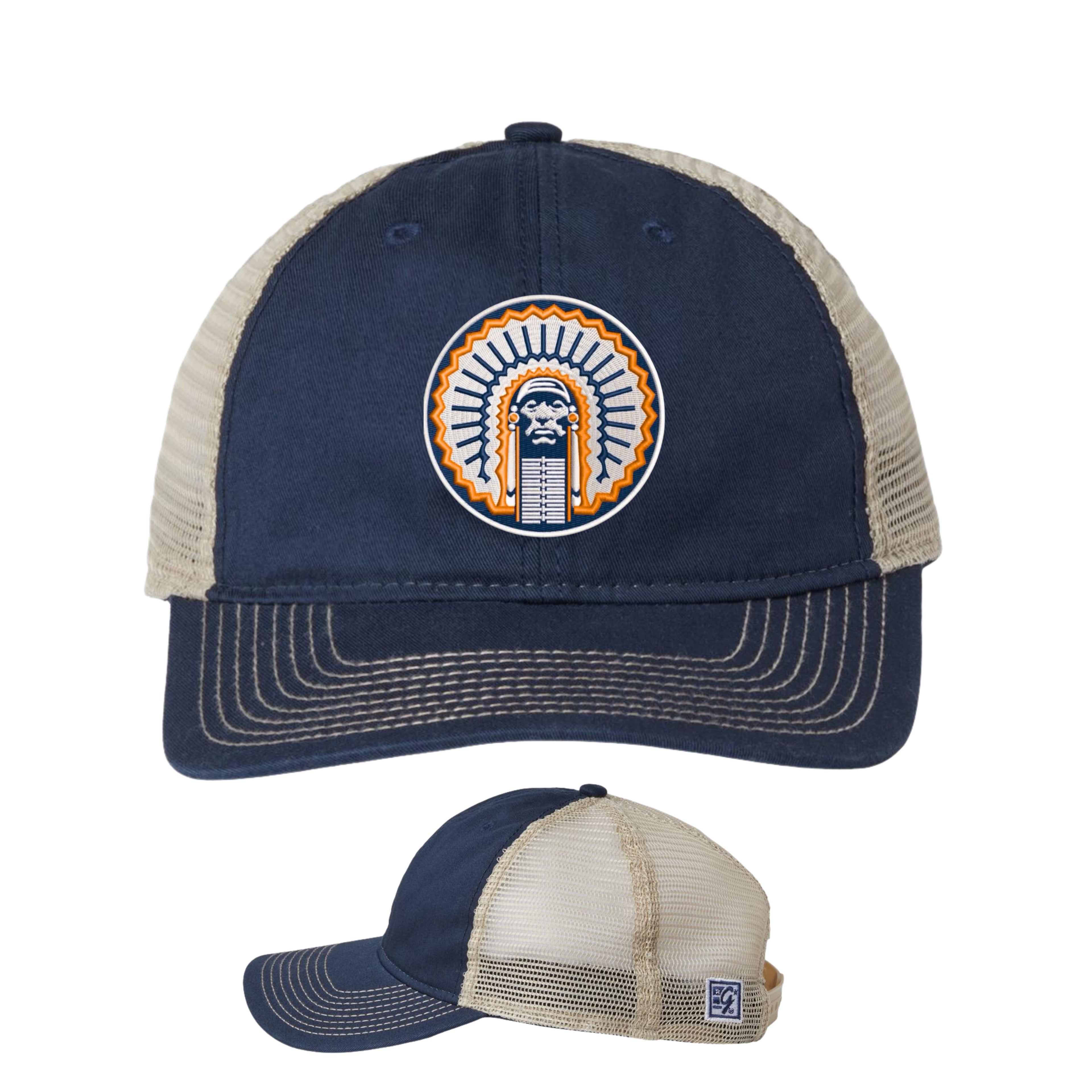 Throwback Embroidered Hat - Soft Trucker Hat