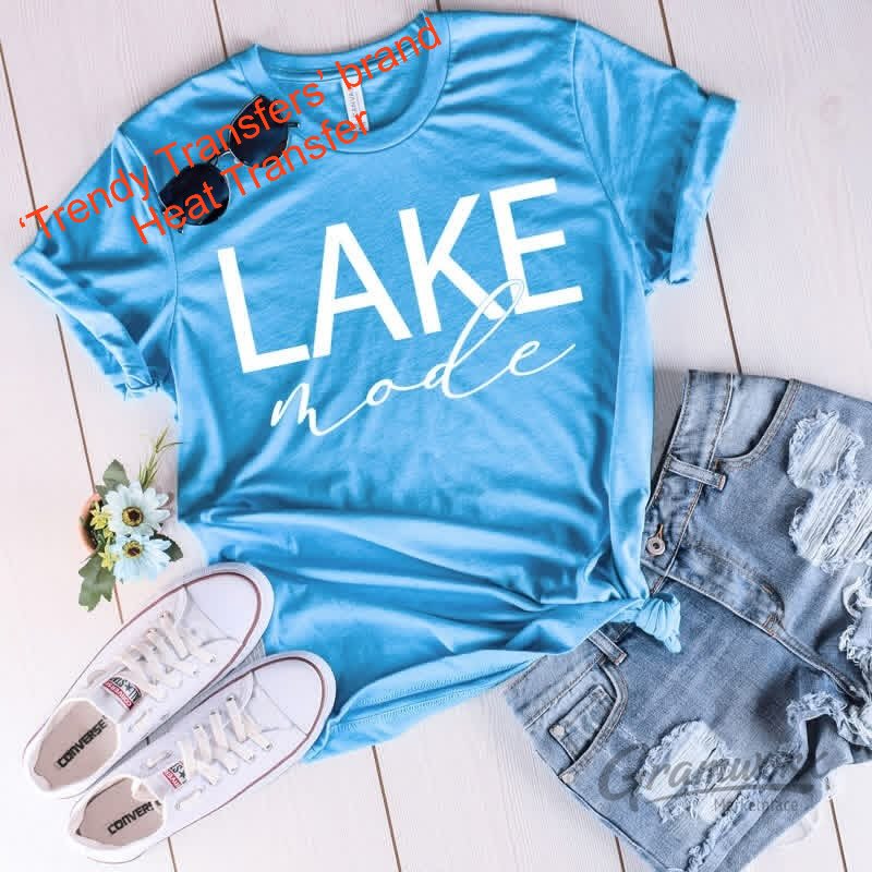 Lake Mode Screen Print Transfer