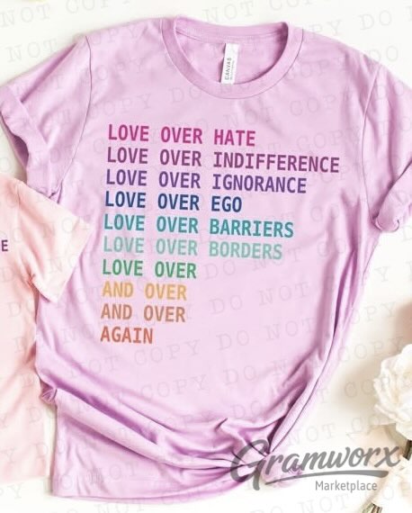 Love Over Hate T-Shirt
