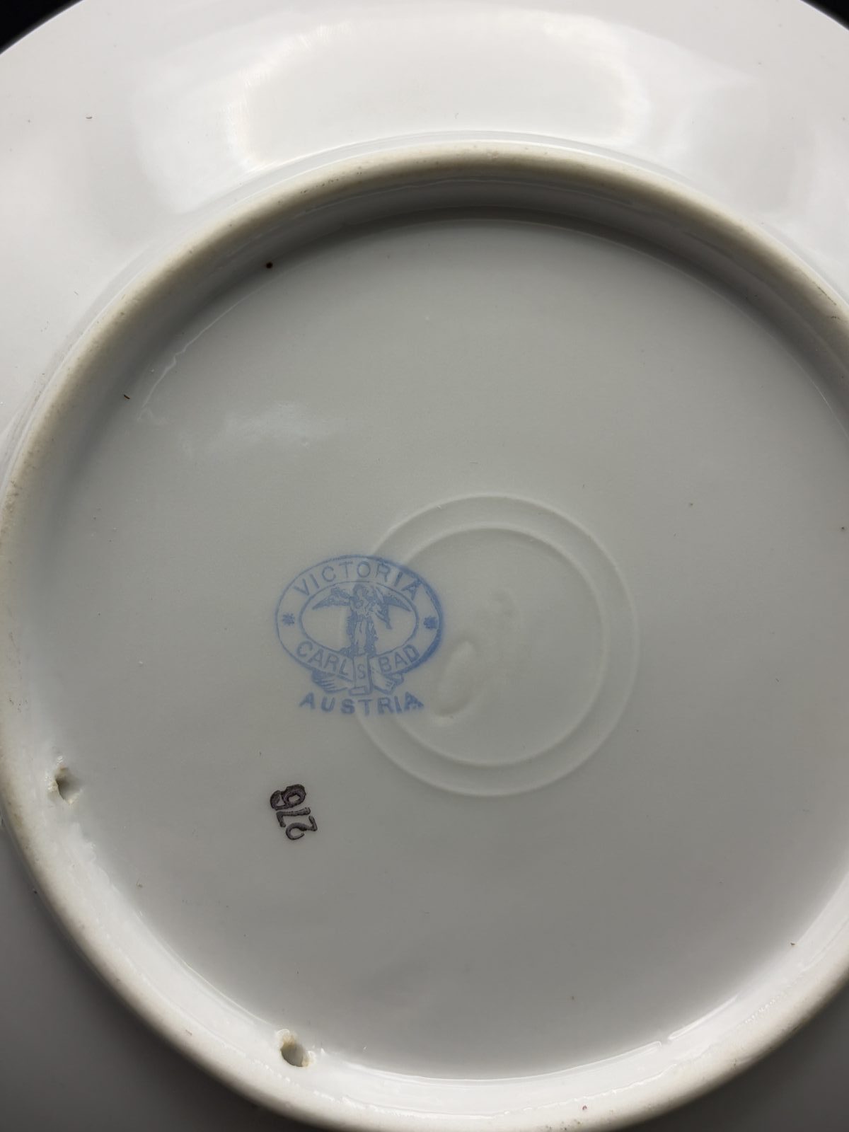 Antique MZ Austria Boucher Rococo Courting Couple Porcelain Plate 7.5"