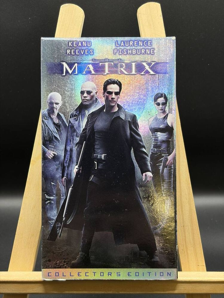 1999 The Matrix Collector's Edition VHS Keanu Reeves Warner Home Video Sci-Fi