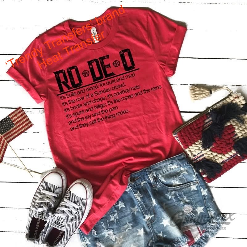 RODEO - Definition Screen Print Transfer