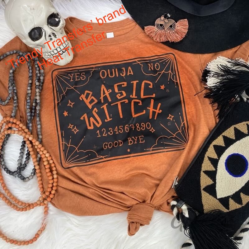 Basic Witch - Ouija Screen Print Transfer