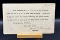 1914 Joseph P Remington USP IX Dose Revision Signed Postal Card Pharmacy