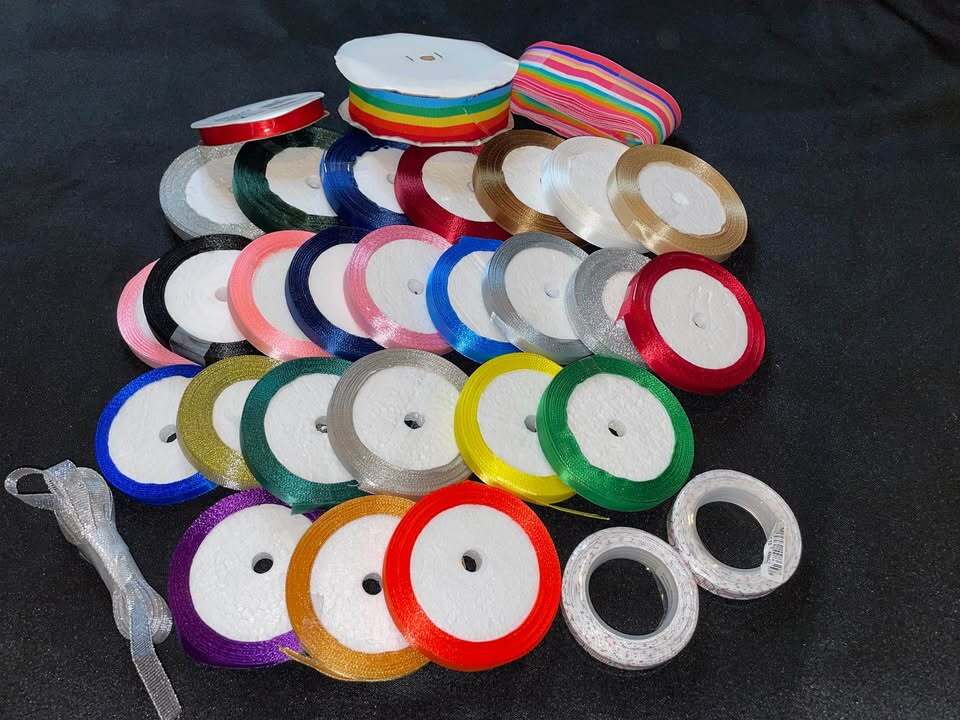 Sublimation Ornament & Ribbon Lot – Mixed Styles & Materials – Bulk Craft Blanks