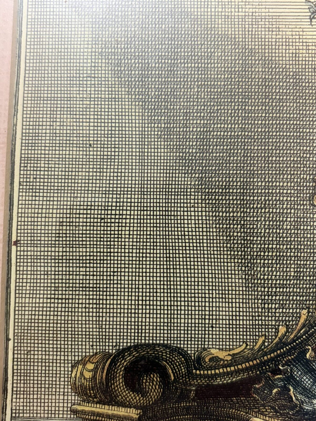 Framed Jean-Charles Delafosse No. 5 Ornamental Print Gold Frame