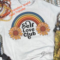 Self Love Club Screen Print Transfer