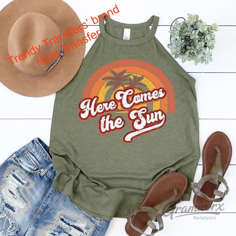 Here Comes The Sun Screen Print Transfer