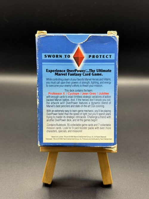 1995 Fleer Marvel OverPower Sworn to Protect Starter Box + Assorted Cards Open