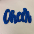 Royal Cheer Chenille Shirt Patch