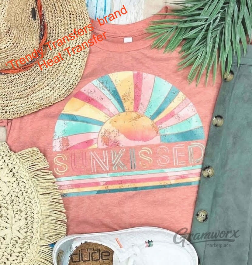 Sunkissed Screen Print Transfer