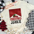 Christmas Junkie Screen Print Transfer
