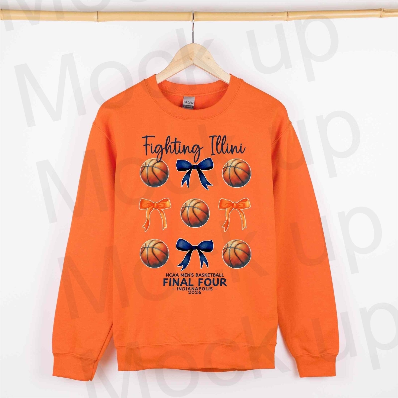 Illini Basketball - Bows - Final Four