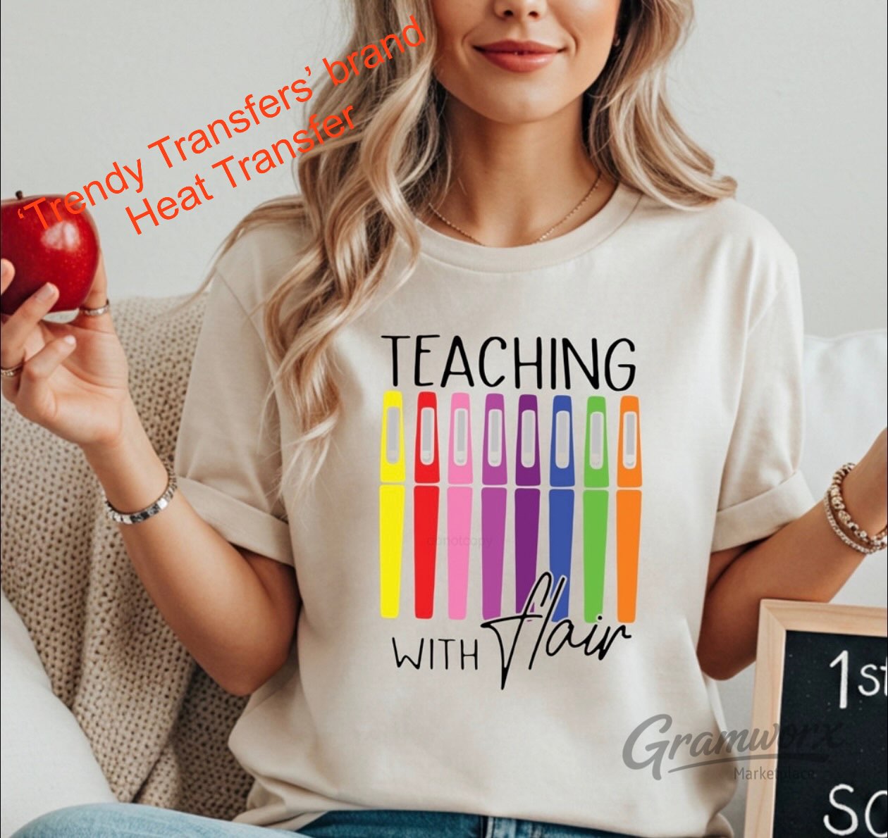 Teaching With Flair Screen Print Transfer