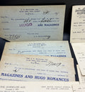 Antique Magazine Subscription Receipt Lot McClure Lippincott Ephemera
