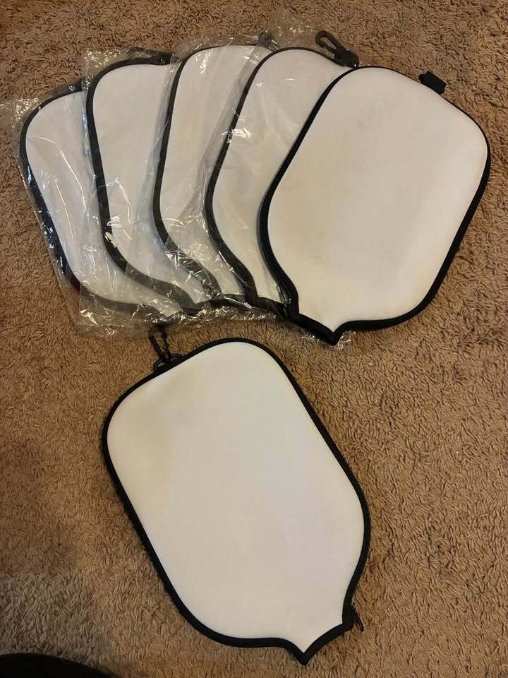 Sublimation Pickleball Paddle Cover Lot – Set of 6 – Retail $48