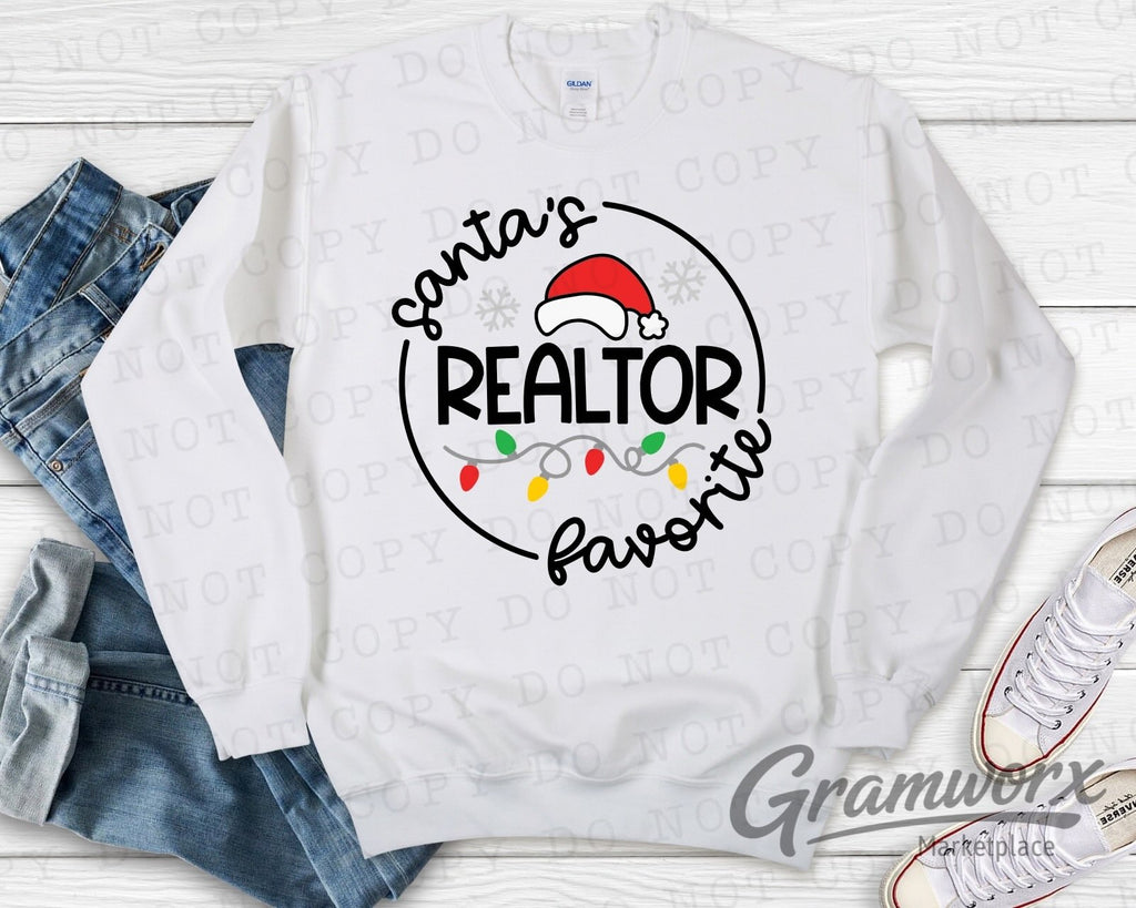 Santa's Favorite Realtor Sweatshirt