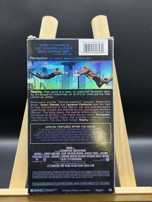 1999 The Matrix Collector's Edition VHS Keanu Reeves Warner Home Video Sci-Fi