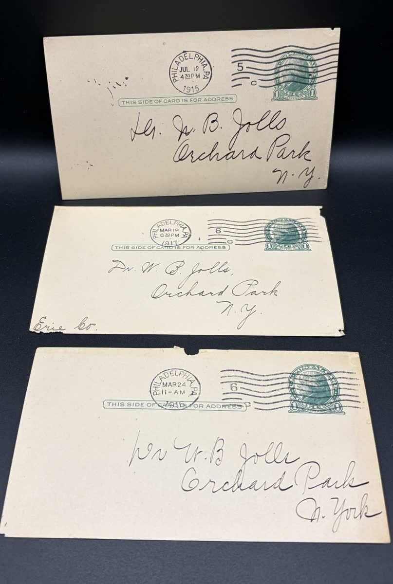 1911-1916 Chilton Automobile Trade Journal Advertising Postcards Lot of 3