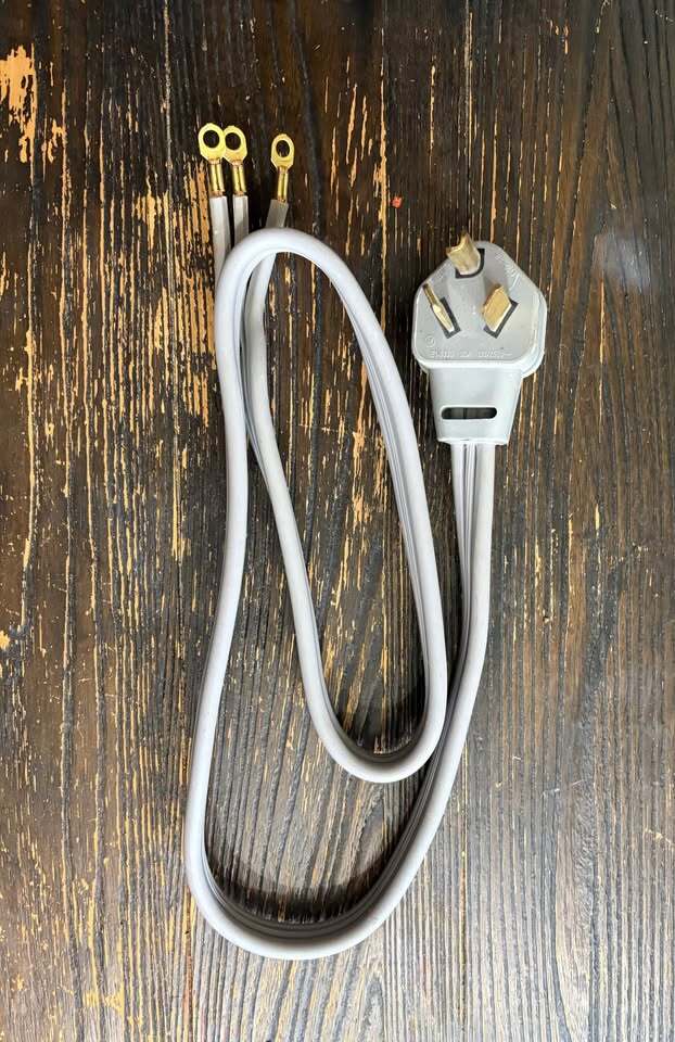 30 Amp Dryer Power Cord – 4 Prong Heavy Duty