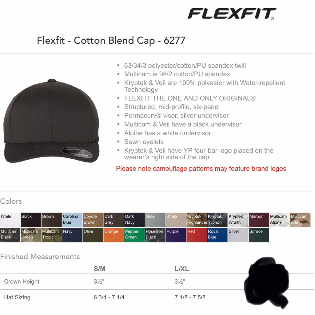 Throwback Embroidered Hat - FlexFIt