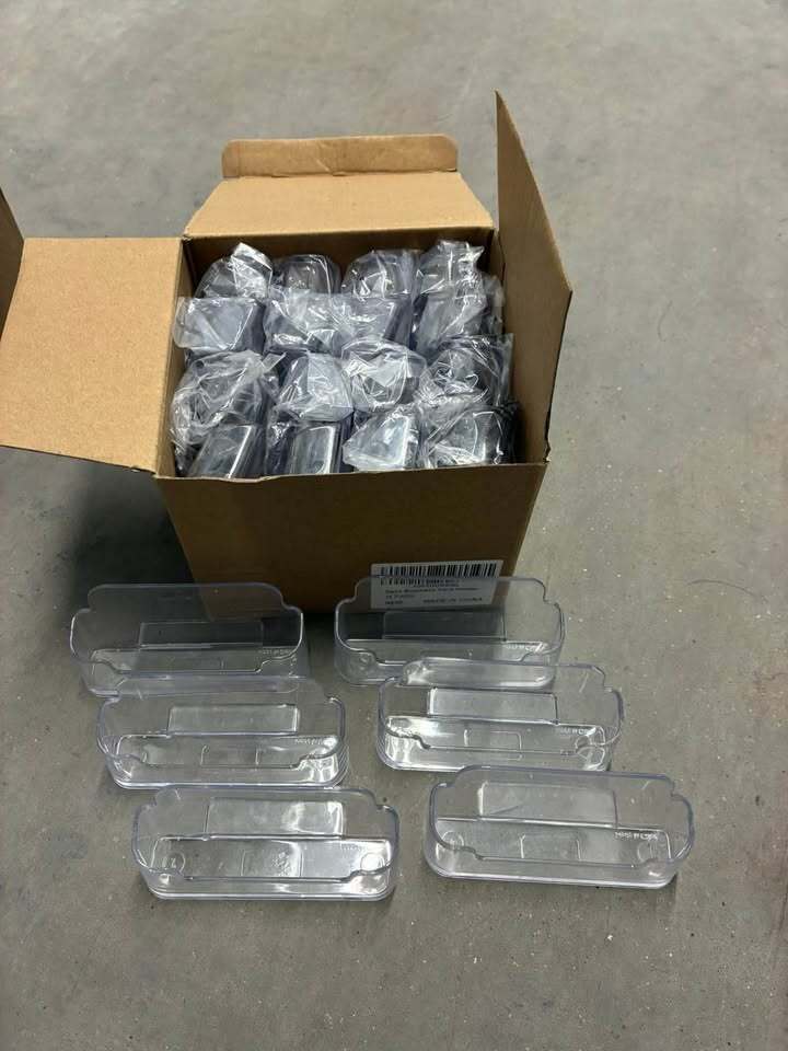Clear Business Card Holders – Bulk Lot – 16+ Pieces Display Stands