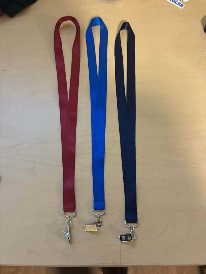 85 Blank clip lanyards