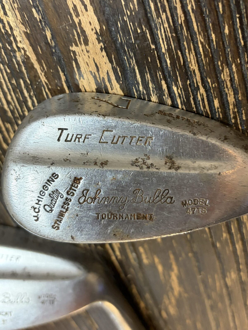 Vintage J.C. Higgins Johnny Bulla 47TS Turf Cutter 7 & 8 Irons Pair
