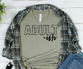 ADULT-ish Screen Print Transfer