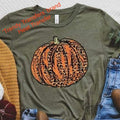 Shimmer Leopard Pumpkin Screen Print Transfer