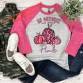 In October We Wear Pink Pumpkins Screen Print Transfer