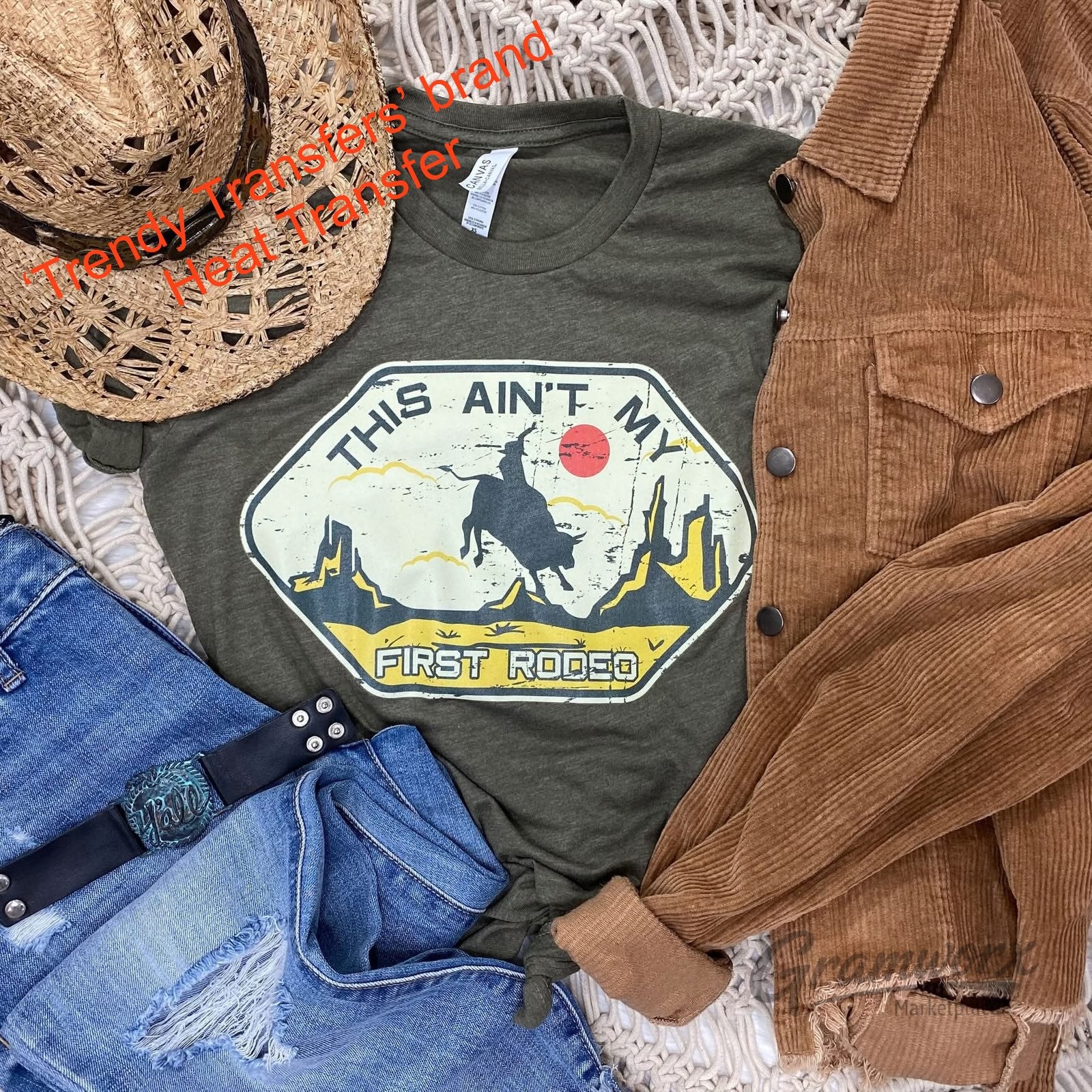 This Ain't My First Rodeo Screen Print Transfer
