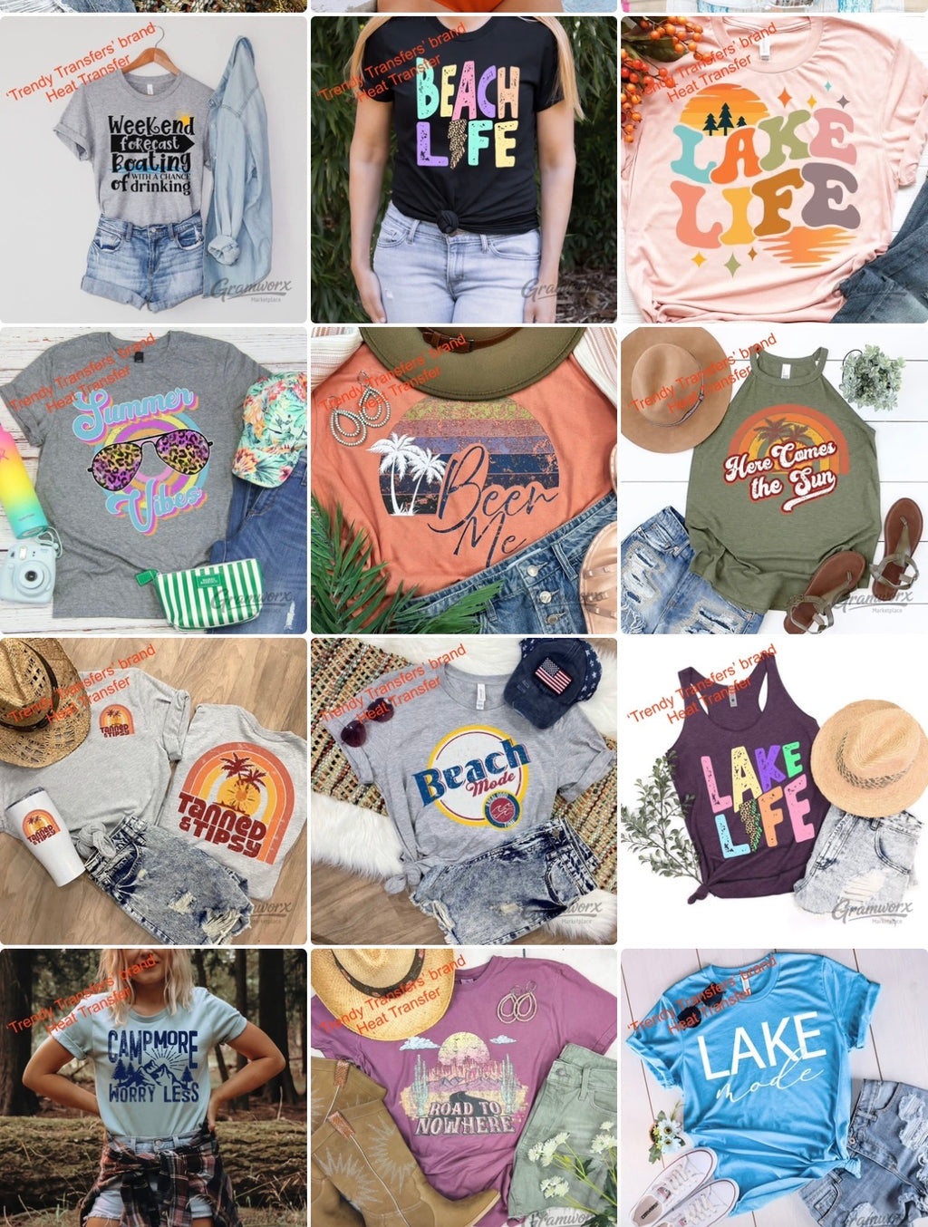 Pick Your Category Mystery Mix Bundle - Screen Print Transfers • 10 for $25
