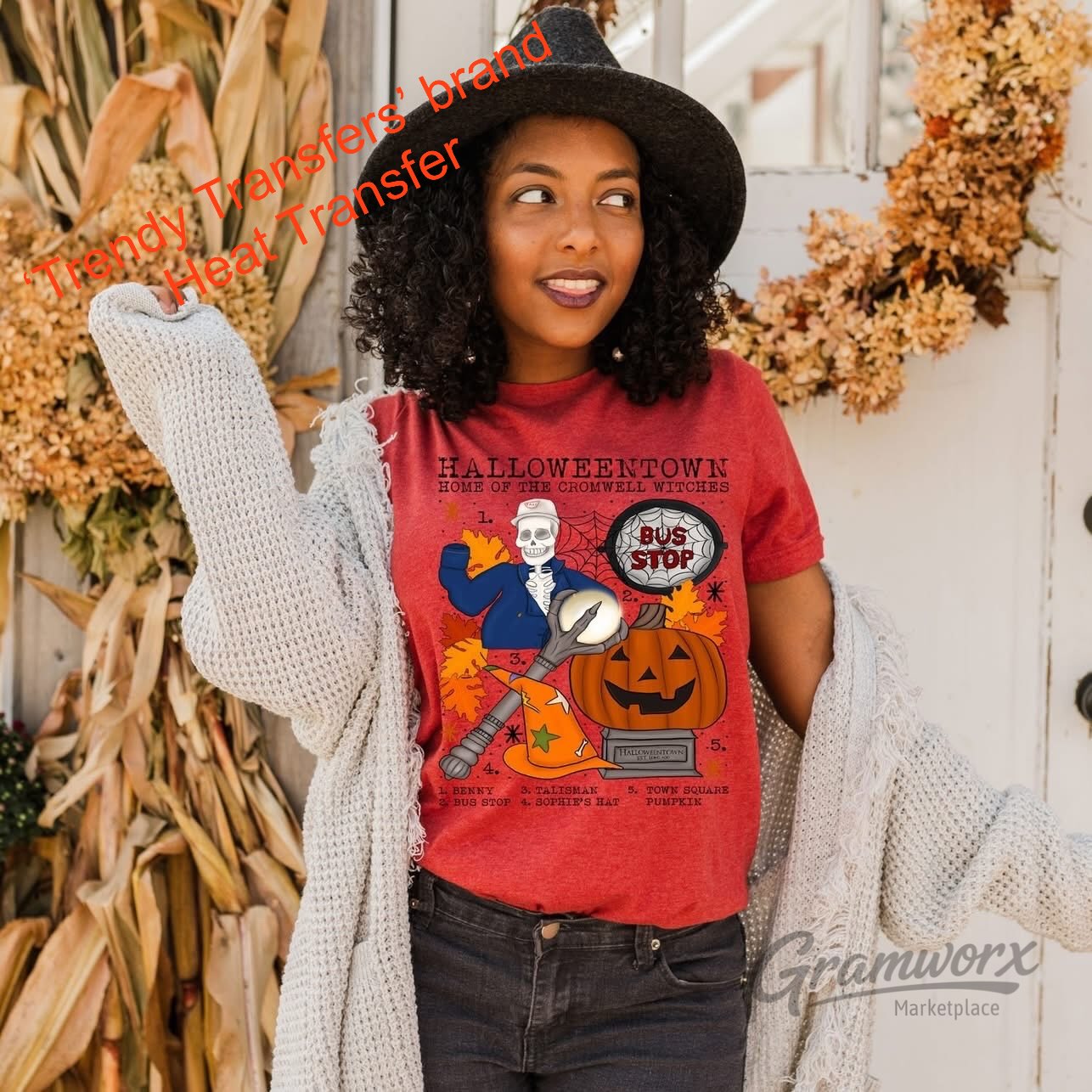 Halloweentown Screen Print Transfer