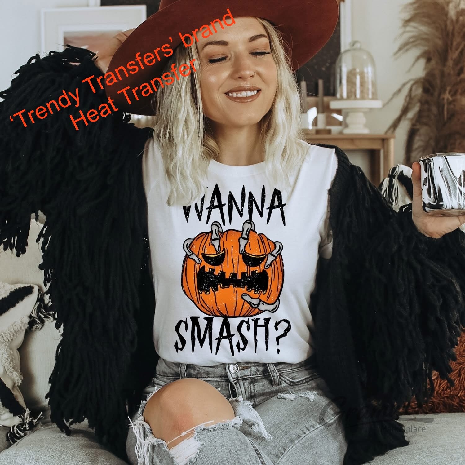 Wanna Smash Screen Print Transfer