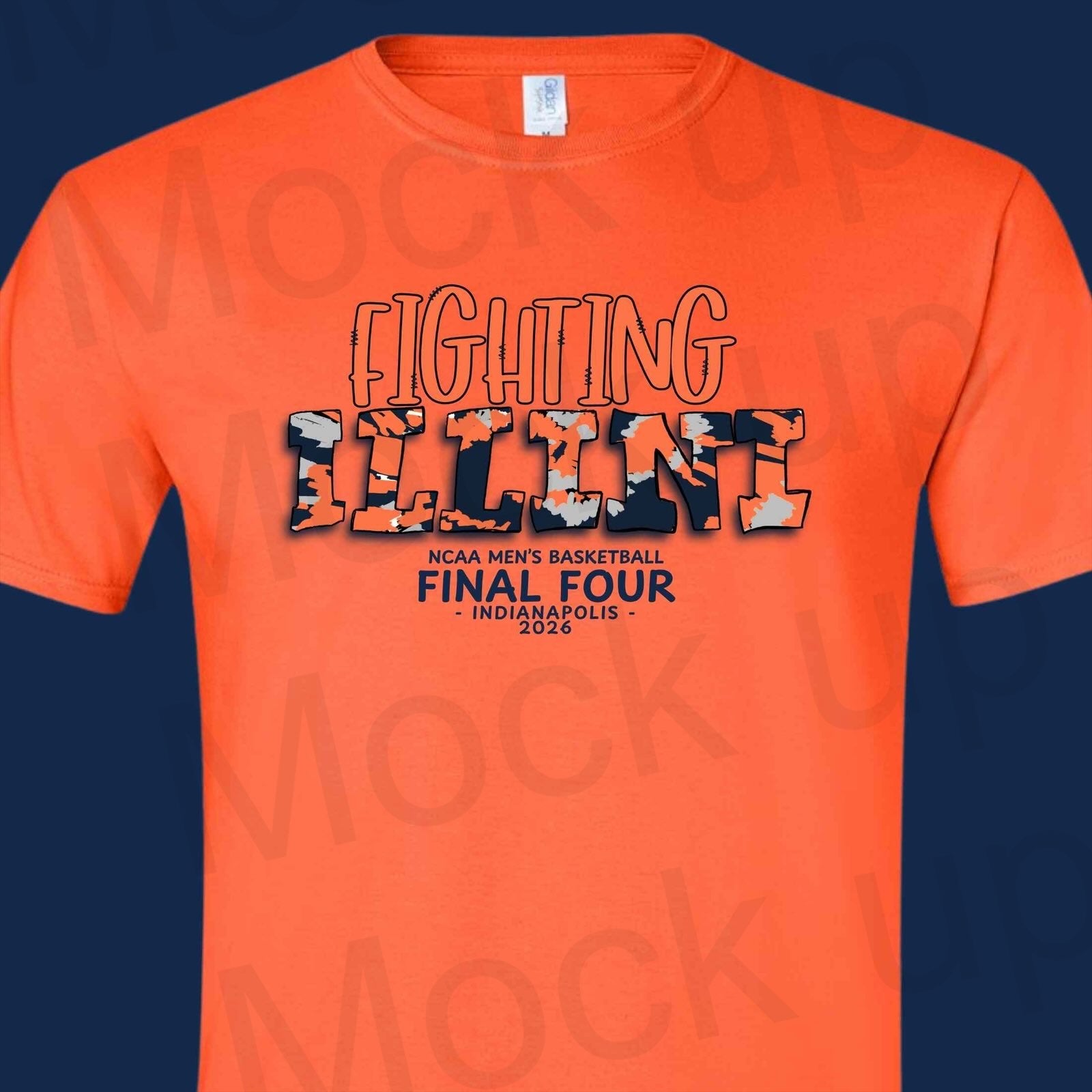 Illini Basketball -  Retro - Final Four