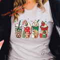 Christmas Cookie Theme Lattes Screen Print Transfer